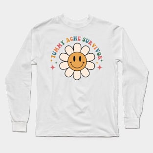 My Tummy Hurts But I'm Being Really Brave About It, Funny My Tummy Hurts, Tummy Ache Survivor, Chronic Migraine (2 sided) Long Sleeve T-Shirt